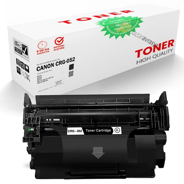 Canon İ-SENSYS CRG-052 LBP-212dw Muadil Toner