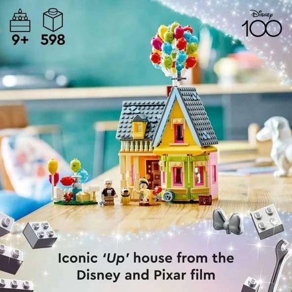 LEGO Disney ve Pixar 'Up' House Disney Yapım Oyuncak Seti - 43217 Standard Packaging