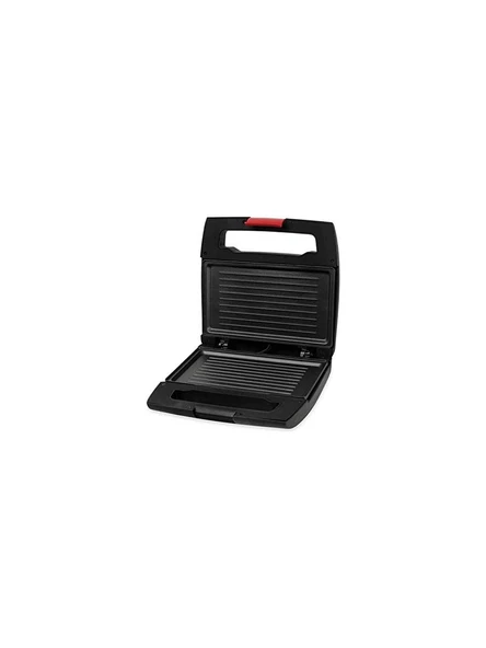 Fakir Tina 750 W 2 Adet Pişirme Kapasiteli Tek Yönlü Mini Tost Makinesi Kırmızı- Siyah(TEŞHİR) - 3