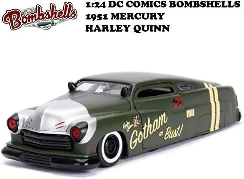 JADA Toys 1: 24 1951 Mercury W/Harley Quinn Figürü - 2