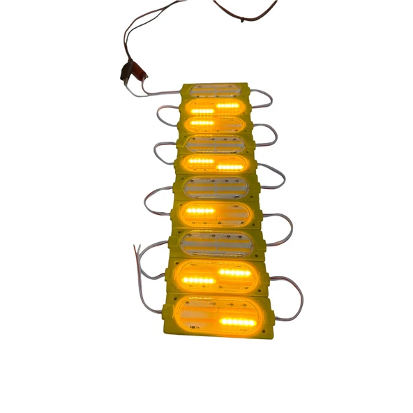 Vitrin tezgah mağza ürün gösteri sarı Akvaryum Mutfak Dolap Ayna Modül Led Aydınlatma Işık COB mercekli 6W IP65 DC 12V 90x35mm - 4