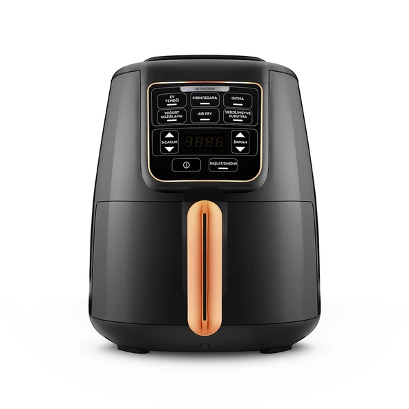 Karaca Air Pro Cook XL 2 in 1 Konuşan Airfryer Black Copper 4 Kişilik - 2