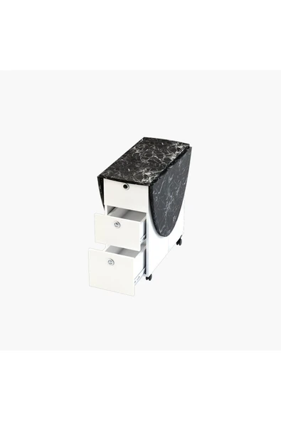 Katlanır Mutfak Masası Royal Mermer KM-07 - 3