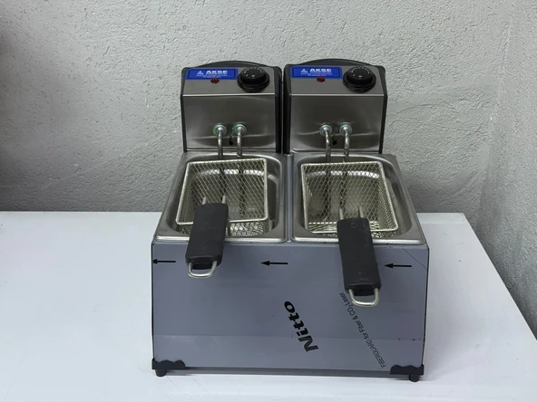 Akse Ekonomik Fritöz 3+3 Litre Elektrikli - 3
