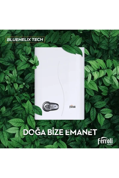 Ferroli Bluehelix Tech 26 kW Yoğuşmalı Kombi + Oda Termostatı - 3