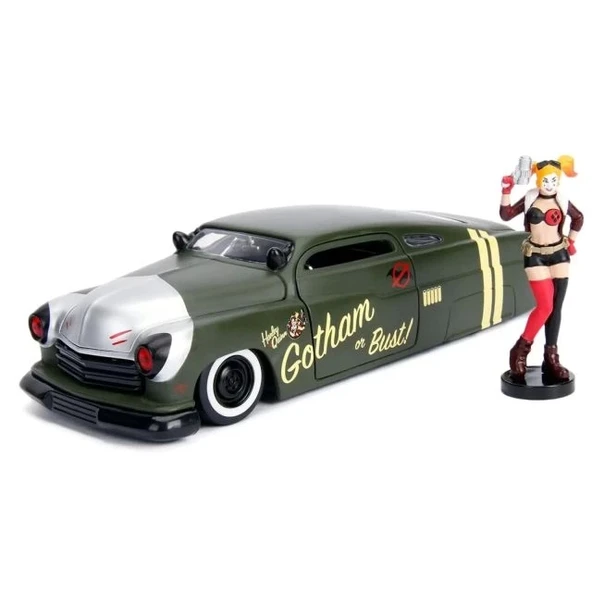 JADA Toys 1: 24 1951 Mercury W/Harley Quinn Figürü
