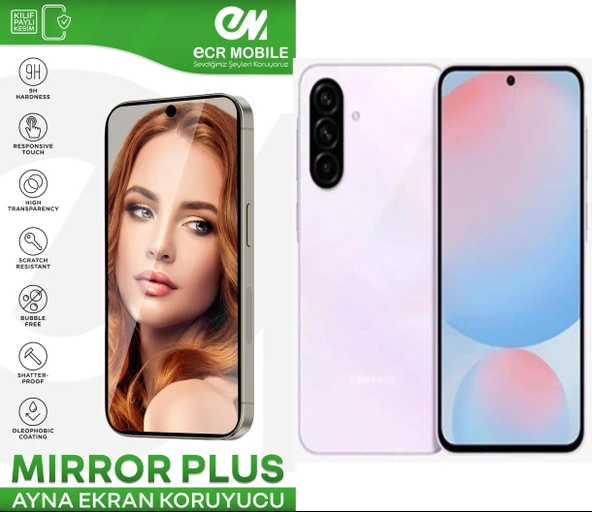 Samsung Galaxy A56 ile Uyumlu Esnek Ayna(Mirror) 9H Nano Ekran Koruyucu