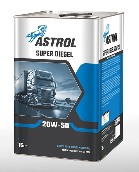 ASTROL 20w/50 Cf-4 Ticari Ve Ağır Vasıtalar Için Motor Yağı 16 LT