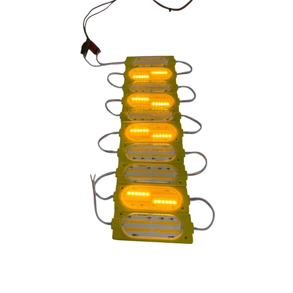 Vitrin tezgah mağza ürün gösteri sarı Akvaryum Mutfak Dolap Ayna Modül Led Aydınlatma Işık COB mercekli 6W IP65 DC 12V 90x35mm - 7