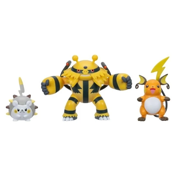 Pokemon Temalı Savaş Figürü Seti Electric-type