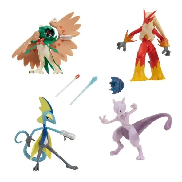 Pokemon Savaşı Figürleri 4 Paketi Style 1