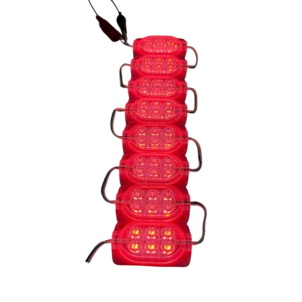 Vitrin tezgah mağza ürün gösteri Pembe Akvaryum Mutfak Dolap Ayna Modül Led Aydınlatma Işık mercekli 2835SMD 6W DC 12V