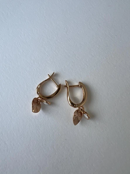 KALPLI KUPE MINELI RODYUM KAPLAMA 18K (rose gold ) - Resim 4