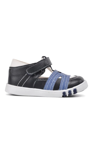 Ayakmod Lacivert Beyaz Ortopedik Erkek Çocuk Ayakkabı 210108 Ç