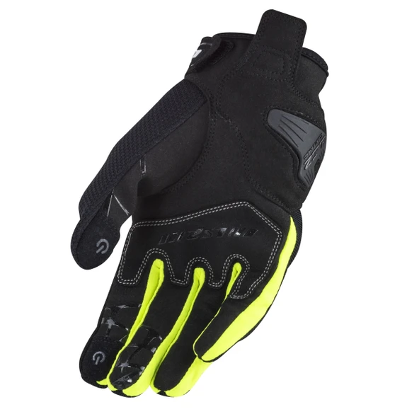 LS2 DART 2 YAZLIK ELDİVEN SİYAH-NEON - 3