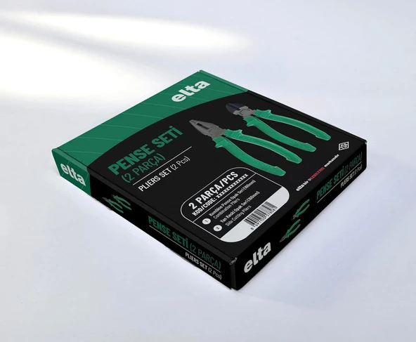 Elta 2 Parça Pense Seti 160 Mm Pense 160 Mm Yan Keski
