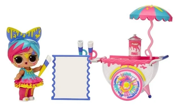 L.O.L. OMG Sürprizler Evi Sanat Arabası Oyun Seti Toy Figure Playset
