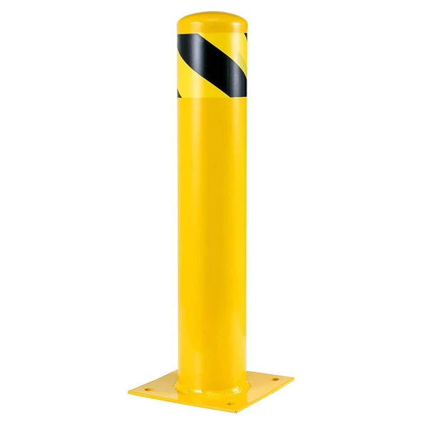 Kaldırım Sabit Bariyer Demir Duba Metal Park Demiri Otopark Bariyer 76mm 50 cm 2.5mm Mavi - 2