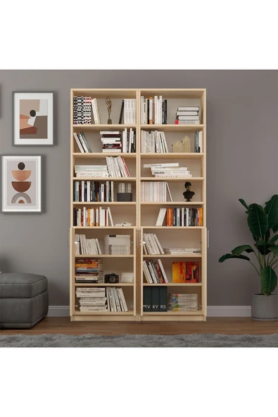 Akça Ağaç Kapaklı Kitaplı K-42 (MDFLAM) - Resim 2