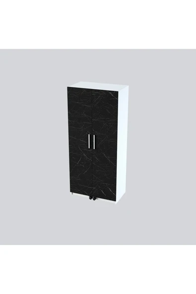 Mutfak Kiler Dolabı Beyaz & Royal Mermer Mk-04 - 3