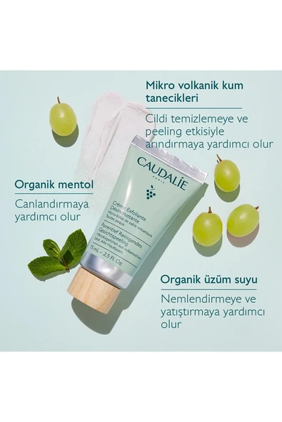 Caudalie Deep Cleansing Exfoliating Cream 75 ml - Resim 2
