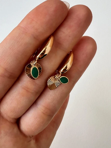 KALPLI KUPE MINELI RODYUM KAPLAMA 18K (rose gold ) - Resim 7