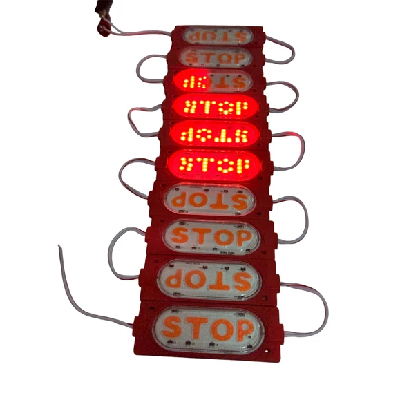 Vitrin tezgah mağza ürün gösteri STOP kırmızı Akvaryum Mutfak Dolap Ayna Modül COB LED Aydınlatma Işık 90x35mm 6W DC 12V - 3