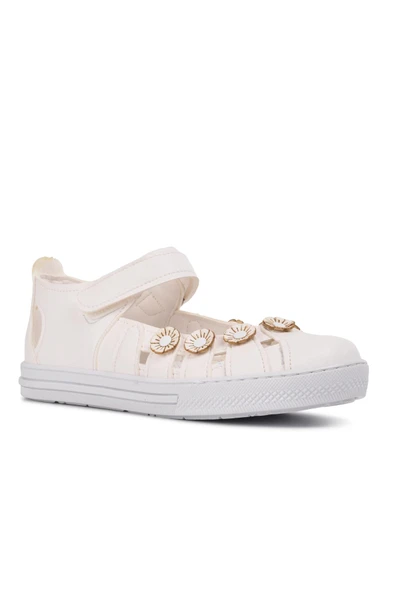 Ayakmod Beyaz Ortopedik Kız Çocuk Sandalet 210106 Ç - Resim 3