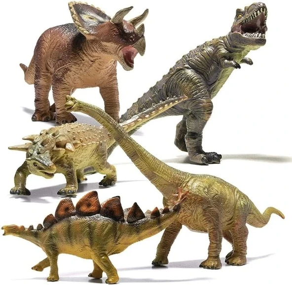 PREXTEX Dinozor Figürlü Oyuncaklar 5 Pack - 11-14 Inch Assorted