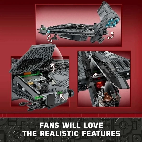 LEGO Star Wars The Justifier 75323 Yapı Oyuncak - 4