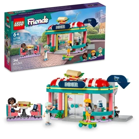 LEGO Friends Heartlake Downtown Diner Oyun Seti 41728