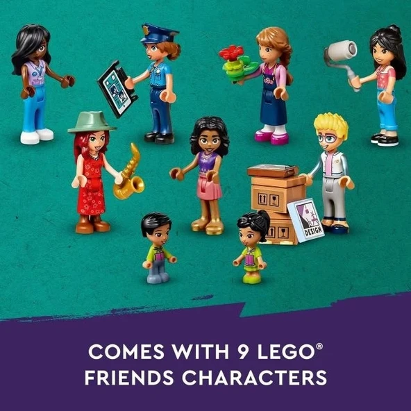 LEGO Friends Downtown Çiçek ve Tasarım Mağazaları 41732 - 4