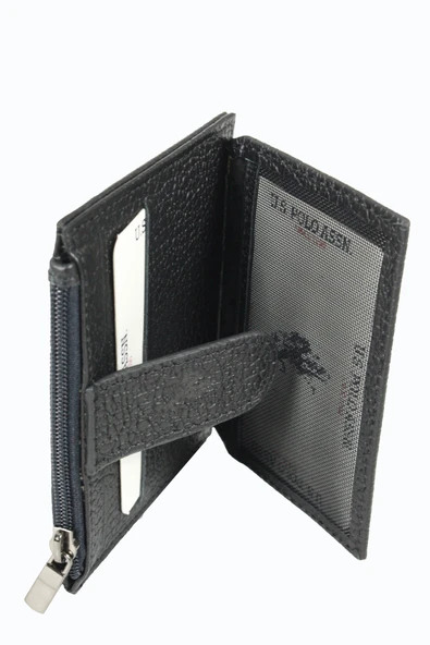 Plcuz 7657 U.S.Polo Assn.Hakiki Deri  Erkek Kartlık-Siyah - 4