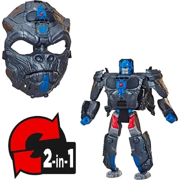 Transformers Bumblebee Maskesi ve Aksiyon Figürü Optimus Primal