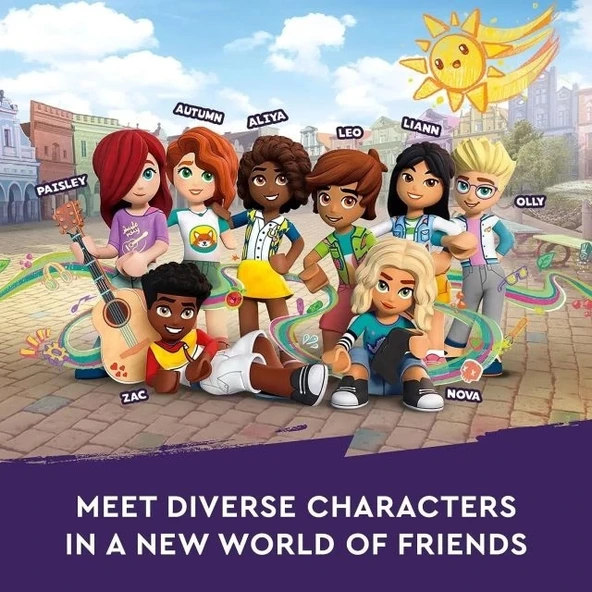 LEGO Friends Downtown Çiçek ve Tasarım Mağazaları 41732 - 6