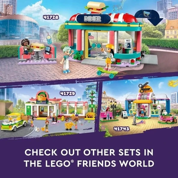 LEGO Friends Heartlake Downtown Diner Oyun Seti 41728 - 5