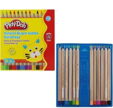 Play Doh Kuruboya Naturel Jumbo 12 Renk - 2