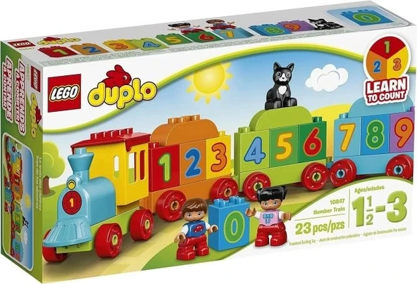 Lego Duplo Benim İlk Sayı Treni Öğreniyor Tren Seti Yapım Kiti 10847 (23 Parça) - 2