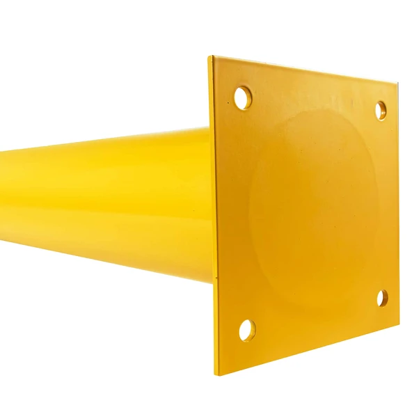 Kaldırım Sabit Bariyer Demir Duba Metal Park Demiri Otopark Bariyer 76mm 50 cm 3mm Sarı - 4