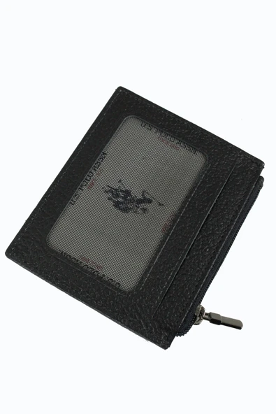 Plcuz 7657 U.S.Polo Assn.Hakiki Deri  Erkek Kartlık-Siyah - 3