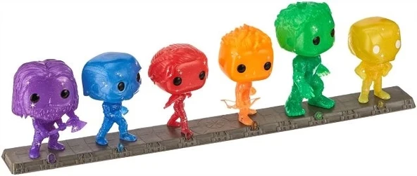 Funko Pop Artist Series: Marvel Infinity Saga - Avengers with Base (6'lı Paket)