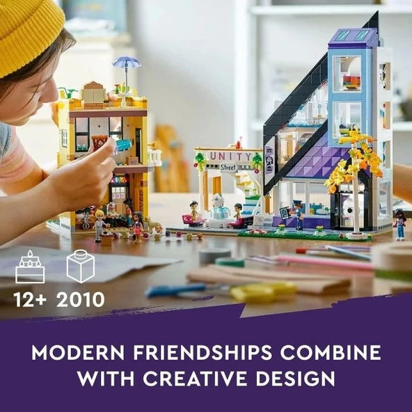 LEGO Friends Downtown Çiçek ve Tasarım Mağazaları 41732 - 2