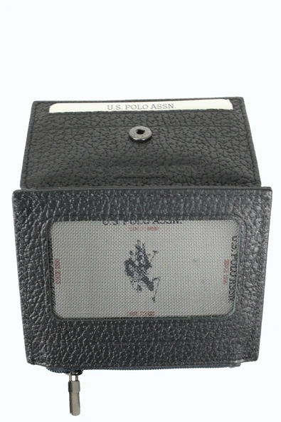 Plcuz 7657 U.S.Polo Assn.Hakiki Deri Erkek Kartlık-Siyah - 5