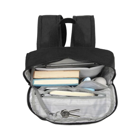 Krinkıl Kumaş Unisex Sırt Çantası 1207 - Resim 5