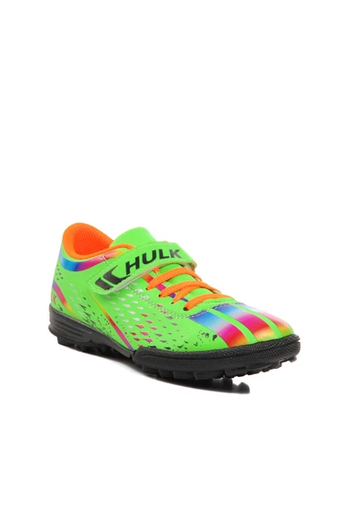 Ayakmod Yeşil-Siyah Çocuk Halı Saha Ayakkabısı Hulk 129-F - 3