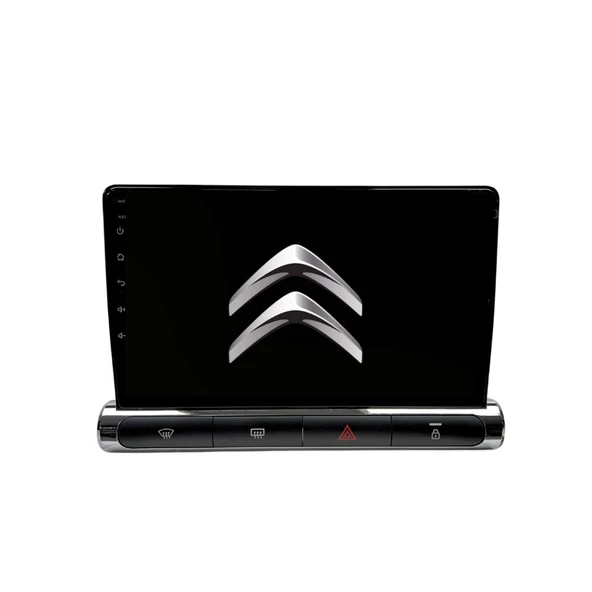 Citroën C3 Ser. - Araç Multimedya Ekran - 6GB 128GB - High - Piano Black - 2020 - 2024 - 9 Inch - UPG - MYWAY