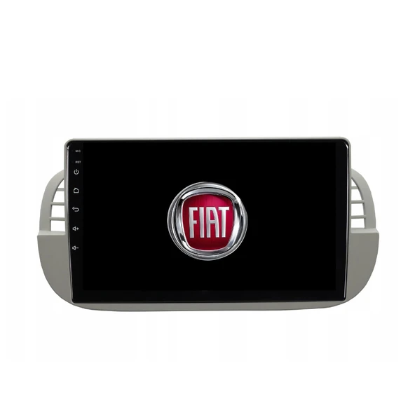 Fiat 500 - Araç Multimedya Ekran - 6GB 128GB - S - White - 2008 - 2015 - 9 Inch - UPG - MYWAY