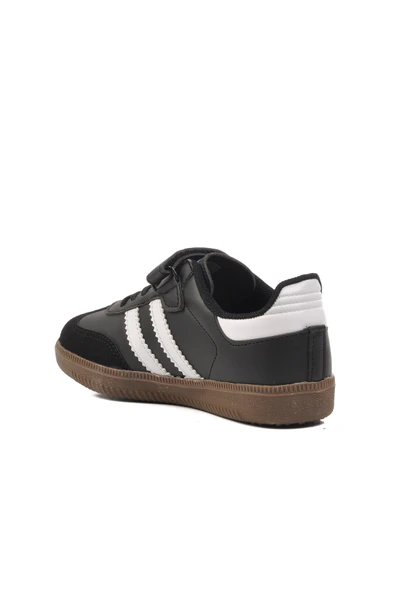 Ayakmod Siyah Çocuk Spor Ayakkabı Samba F - 4