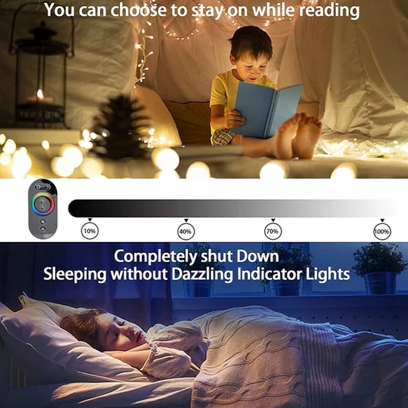 Dokunmatik Kumandalı RGB Şerit Led Kontrol Devresi cihaz 644-TOU-RF-RGB18A Siyah 432W 12-24V uzaktan kumanda RF - 4