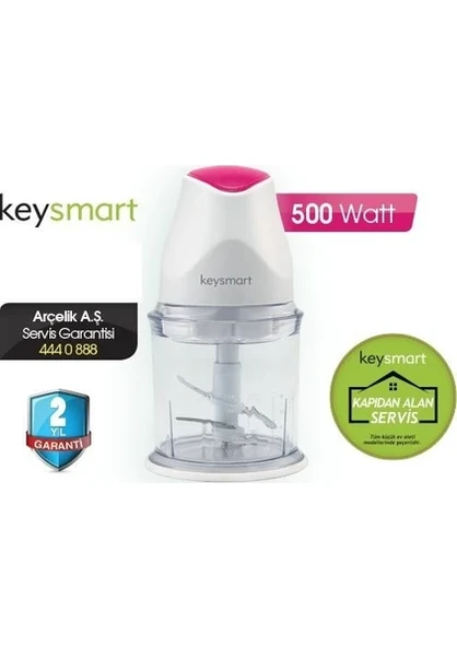 Arçelik Keysmart KEY 720 R 500 W 4 Bıçaklı Doğrayıcı Beyaz (TEŞHİR)
